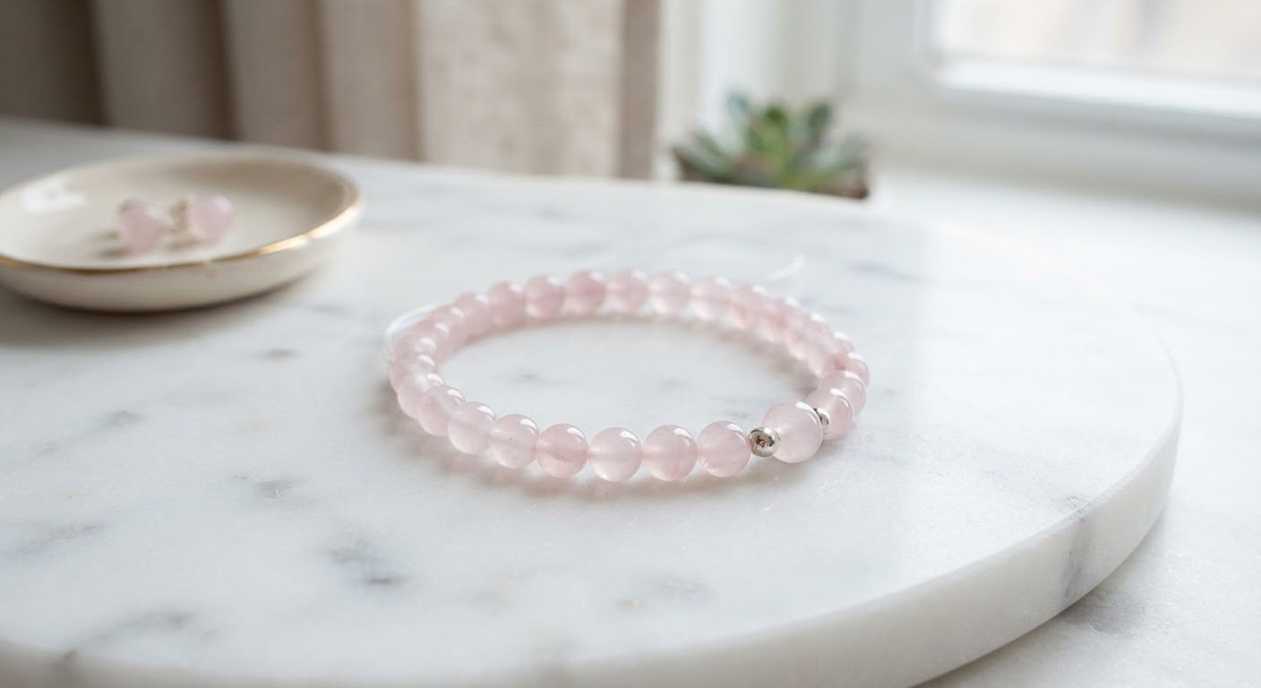 Pulsera Cuarzo Rosa
